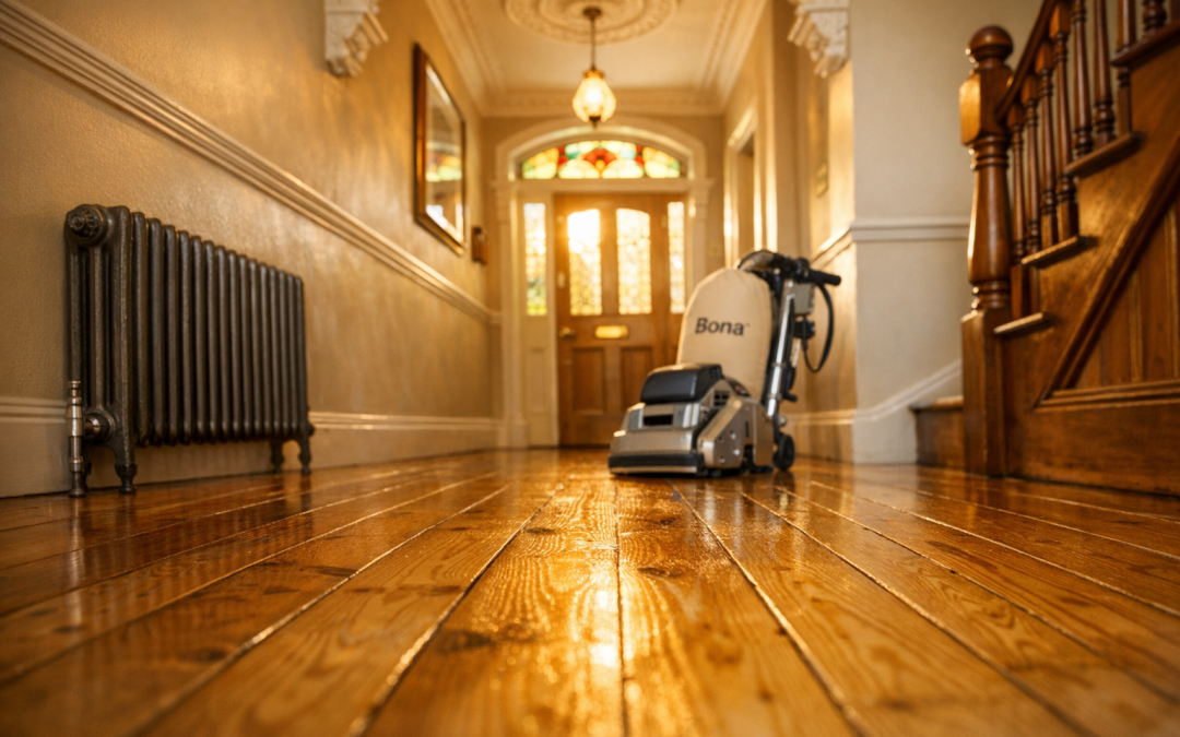 Victorian Pine Floorboard Restoration in Hounslow